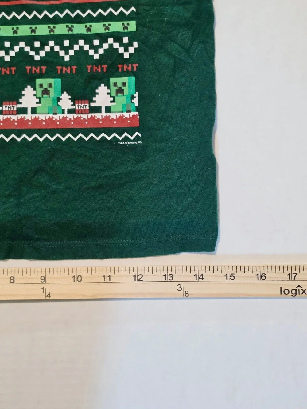 Gap Kids Christmas Minecraft Graphic T-Shirt sz Small